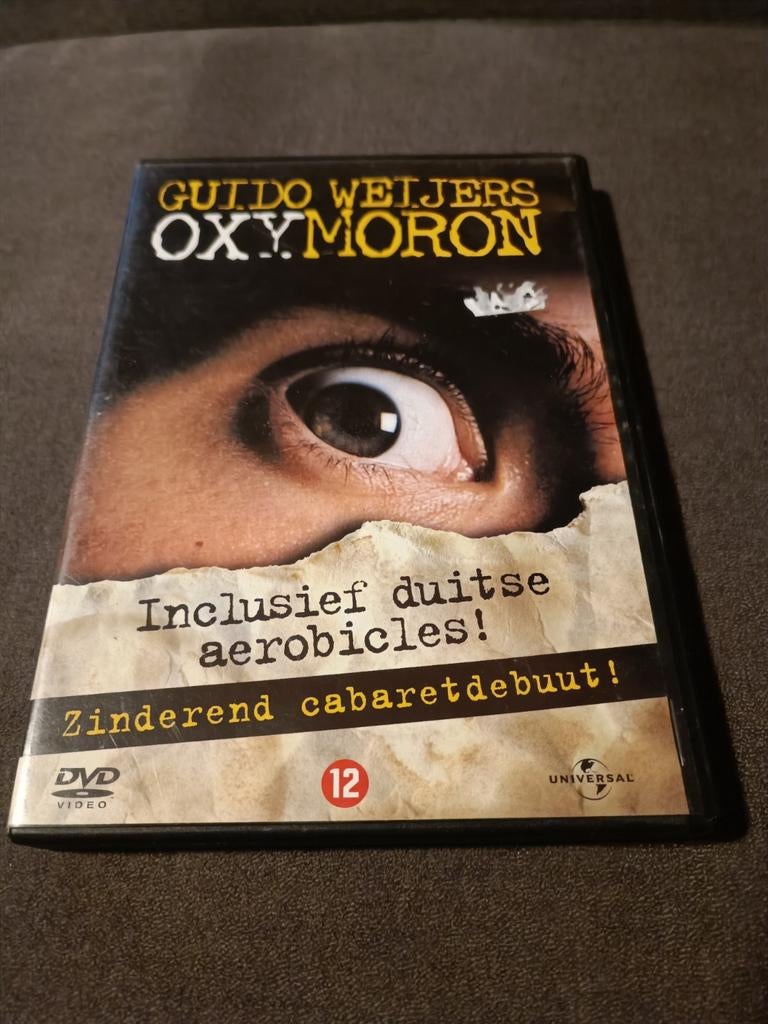 Guido Weijers oxymoron - dvd, Alle leeftijden, Ophalen of Verzenden, Zo goed als nieuw, Stand-up of Theatershow