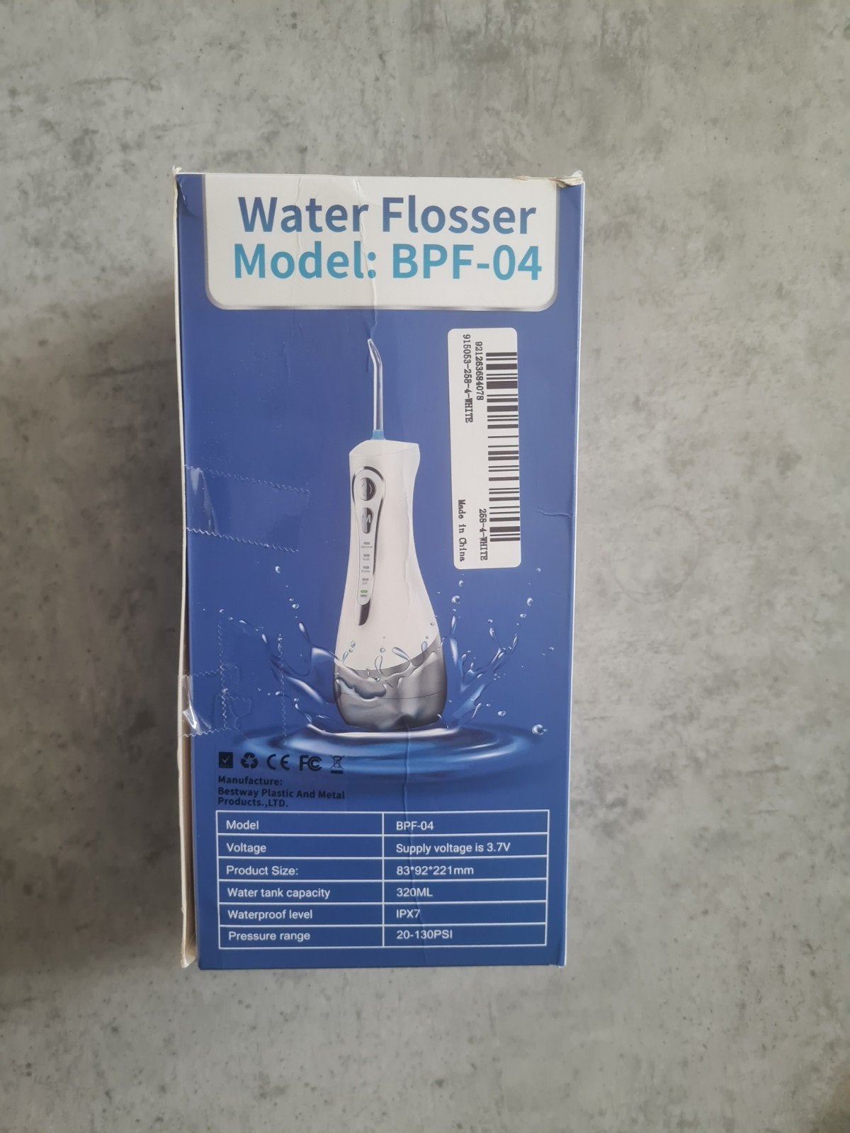 Water Flosser Model BPF-04 - Nieuw in doos, Sieraden, Tassen en Uiterlijk, Uiterlijk | Mondverzorging, Ophalen of Verzenden, Nieuw