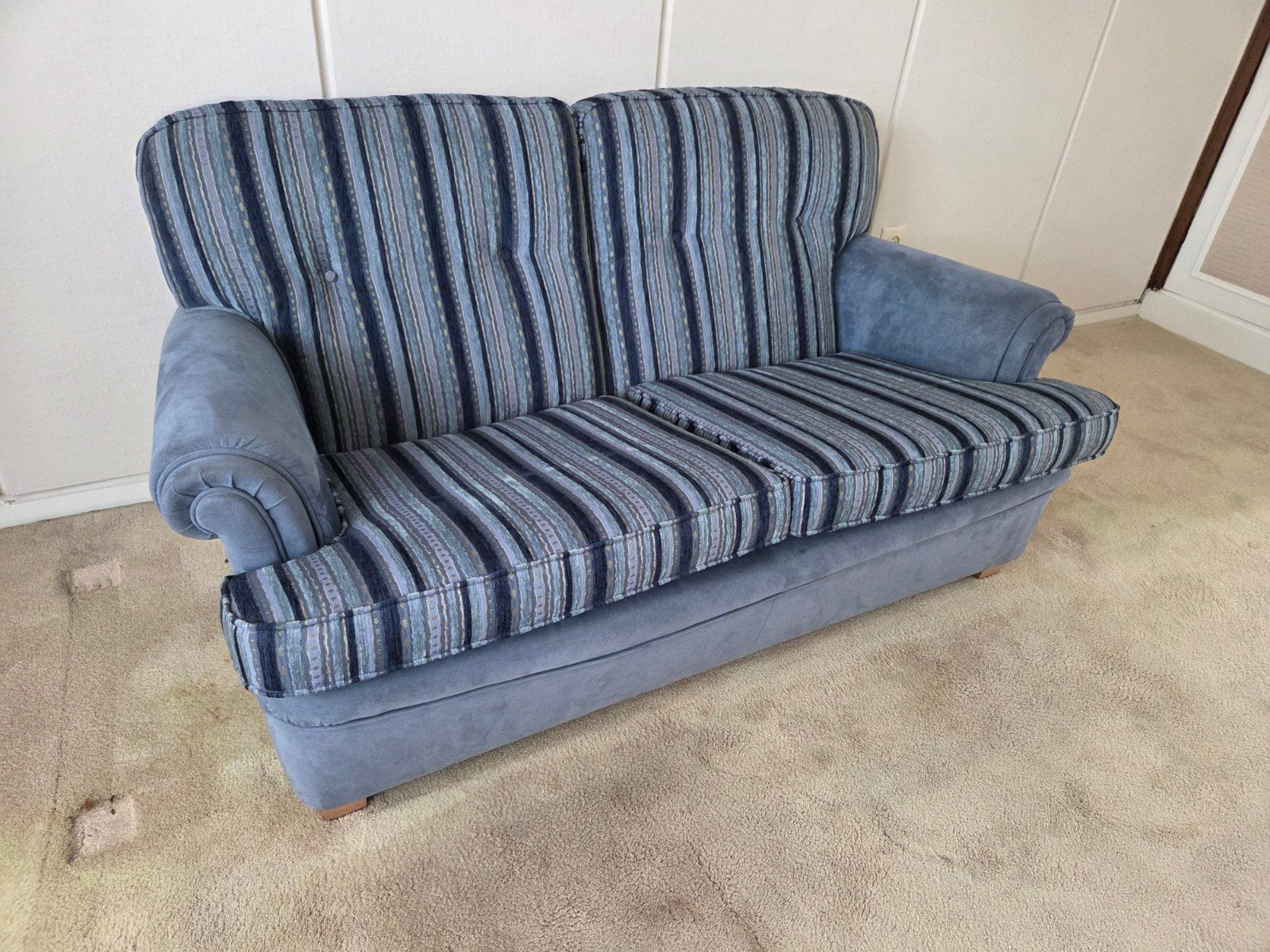 Nette bank bezorgen mogelijk, Huis en Inrichting, Ophalen, Zo goed als nieuw, 75 tot 100 cm, Tweepersoons