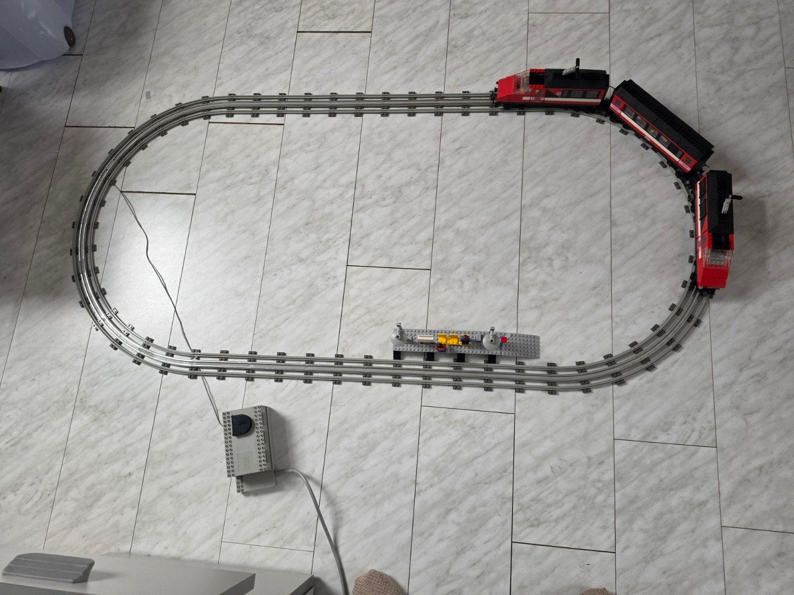 LEGO Vintage Treinset 7745 met Rails en Station, Kinderen en Baby's, Compleet, Gebruikt, Overige thema's, Lego