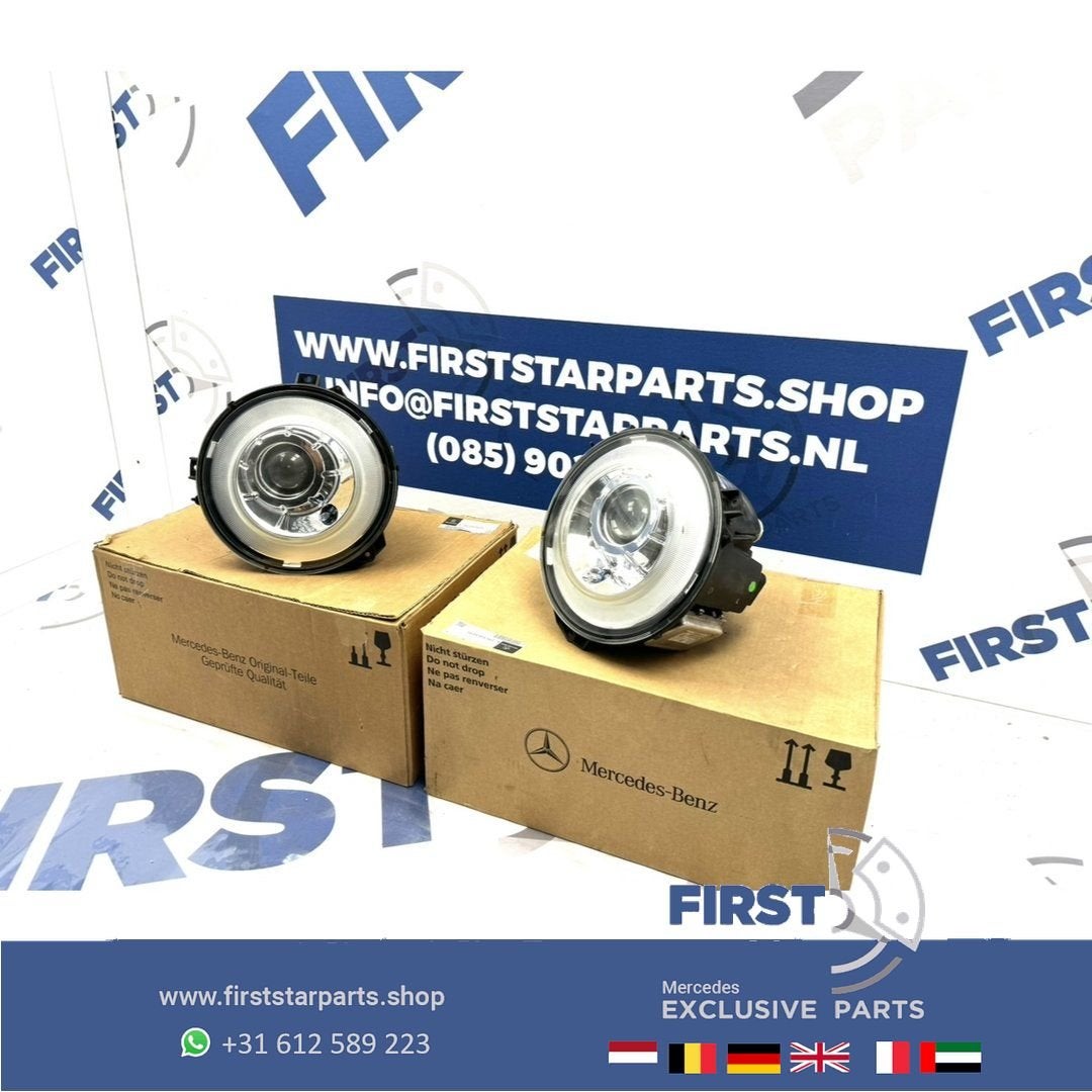 W463 G KLASSE XENON KOPLAMPEN SET Mercedes 2006-2019 A463820, Gebruikt, -, Ophalen of Verzenden, -