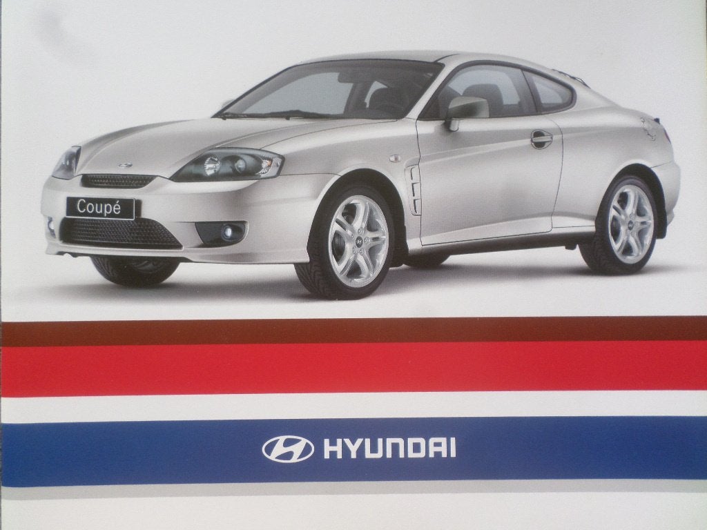 Hyundai Coupe 2005 Brochure, Ophalen of Verzenden, Zo goed als nieuw, Overige merken