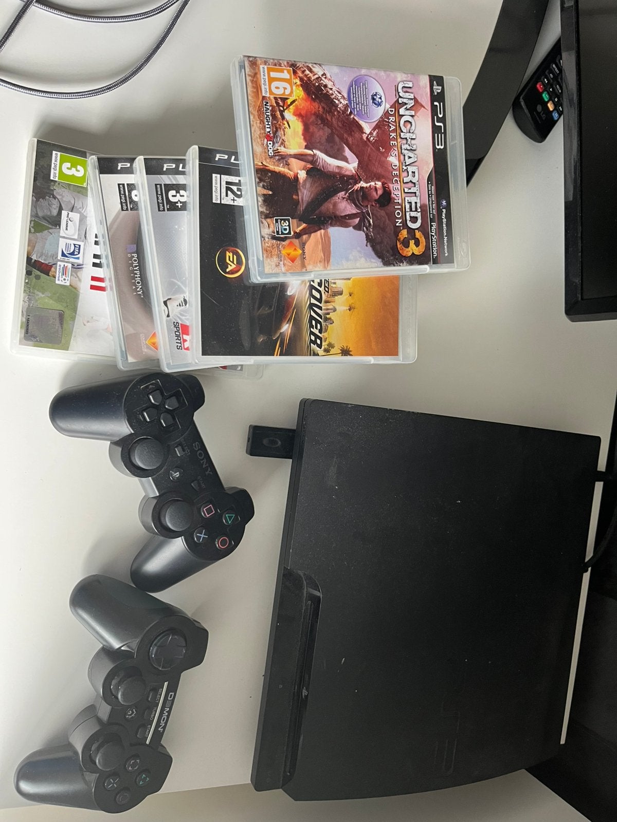 PlayStation 3, Spelcomputers en Games, Spelcomputers | Sony PlayStation 3, Ophalen, Met 2 controllers, Slim, Gebruikt
