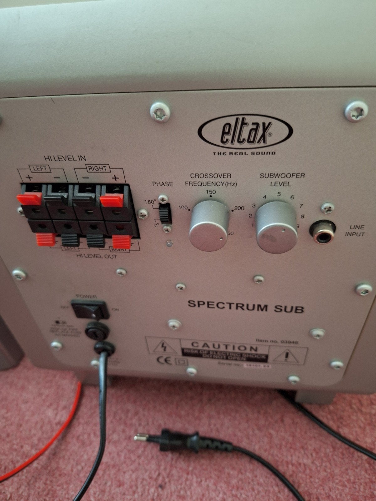 Eltax Spectrum Sub 5.1 Surroundset met Subwoofer, Overige merken, Gebruikt, Ophalen of Verzenden, Complete surroundset