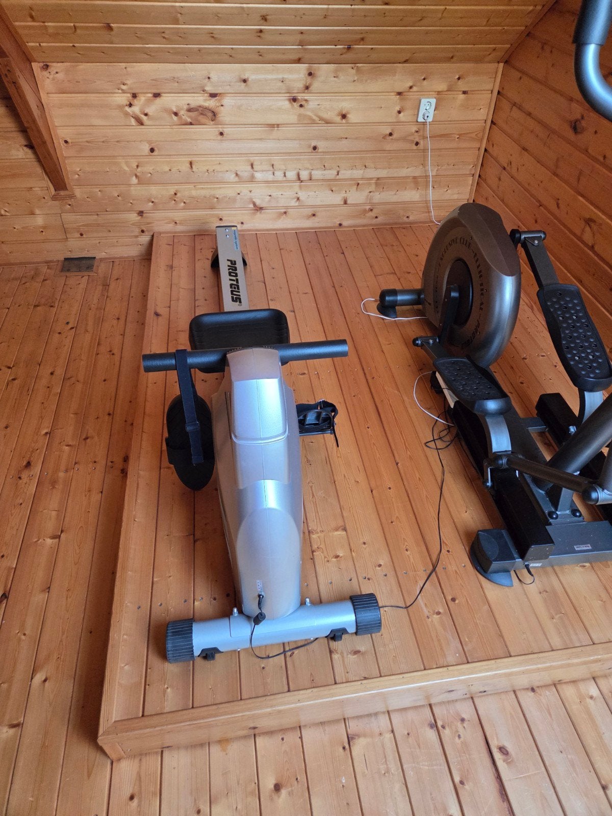 Crosstrainer en Roeitrainer Set - Proteus Fitness, Ophalen of Verzenden, Gebruikt, Crosstrainer