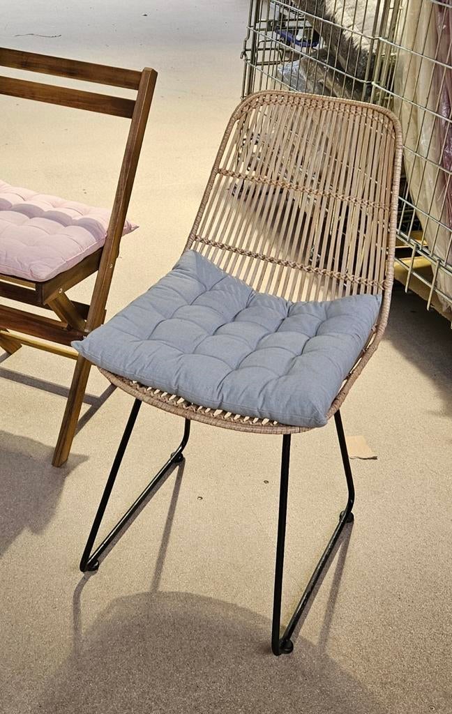 Rotan Stoelen, Huis en Inrichting, Stoelen, Ophalen, Zo goed als nieuw, Bruin, Twee