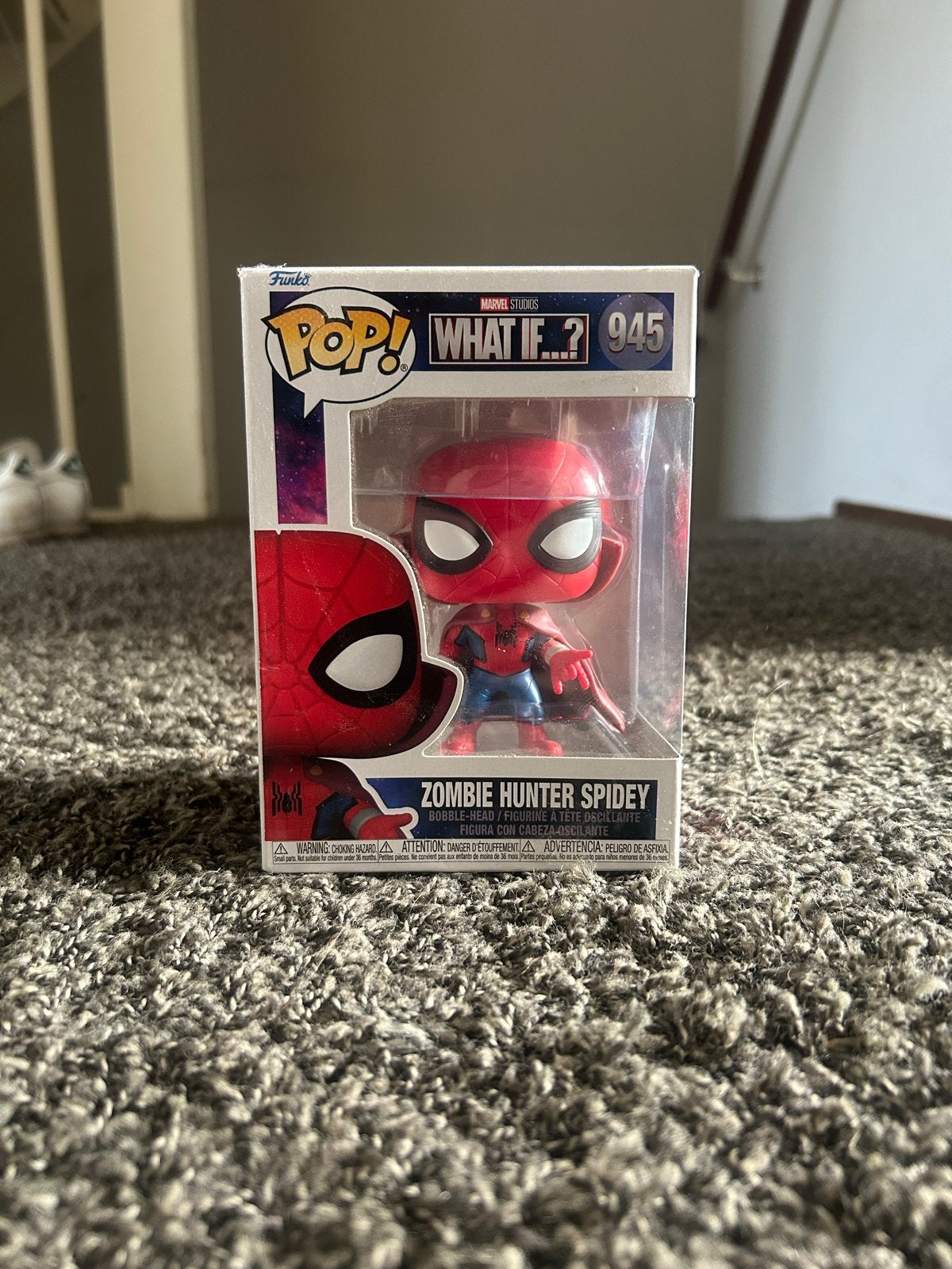 Funko Pop! Spider-Man Zombie Hunter - What If? #945, Ophalen of Verzenden, Zo goed als nieuw