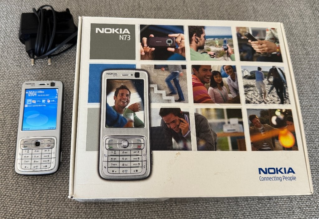 Nokia N73 | Goede staat | Compleet in doos | lader & headset, Gebruikt, Overige modellen, Verzenden, Zwart