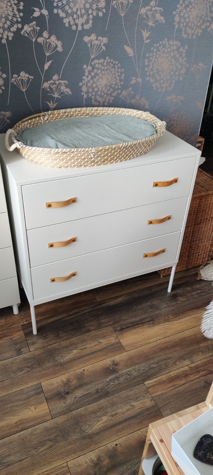 Witte commode, Ophalen, Gebruikt, 50 tot 70 cm, 75 tot 100 cm
