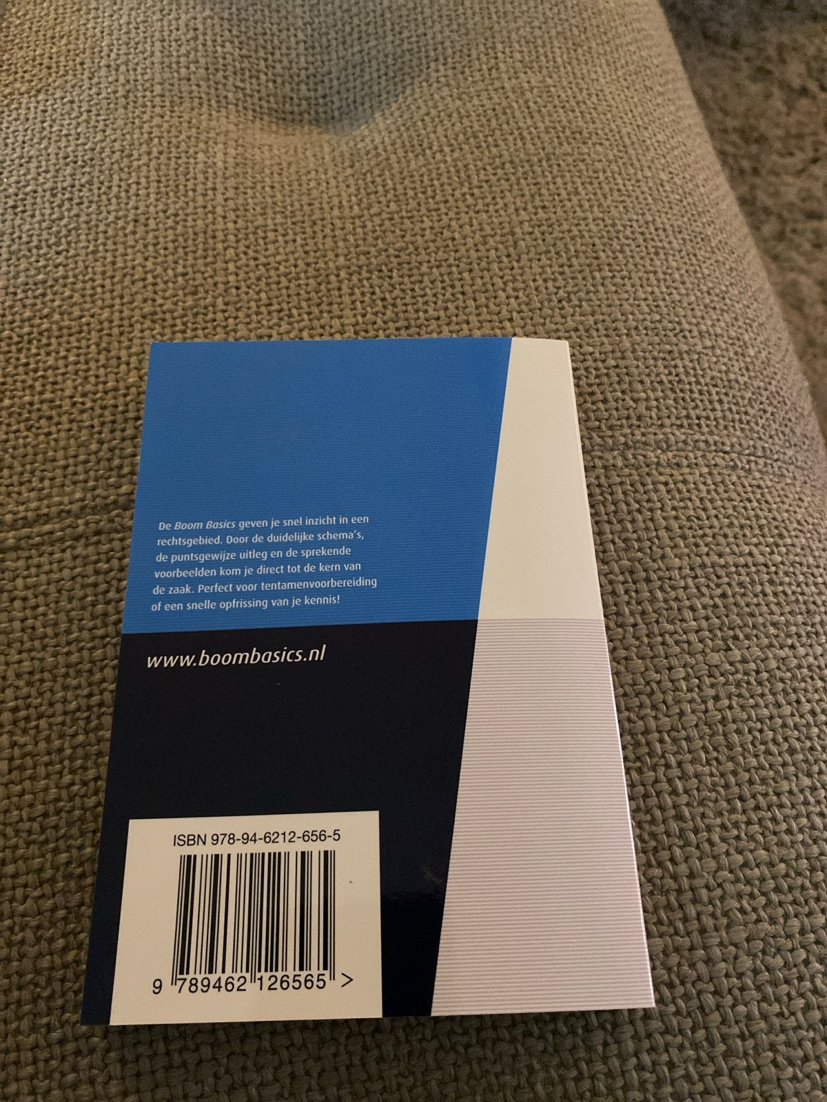 Boom Basics: Snel inzicht in rechtsgebied, Boeken, Studieboeken en Cursussen, Ophalen of Verzenden, Gamma, Zo goed als nieuw, HBO