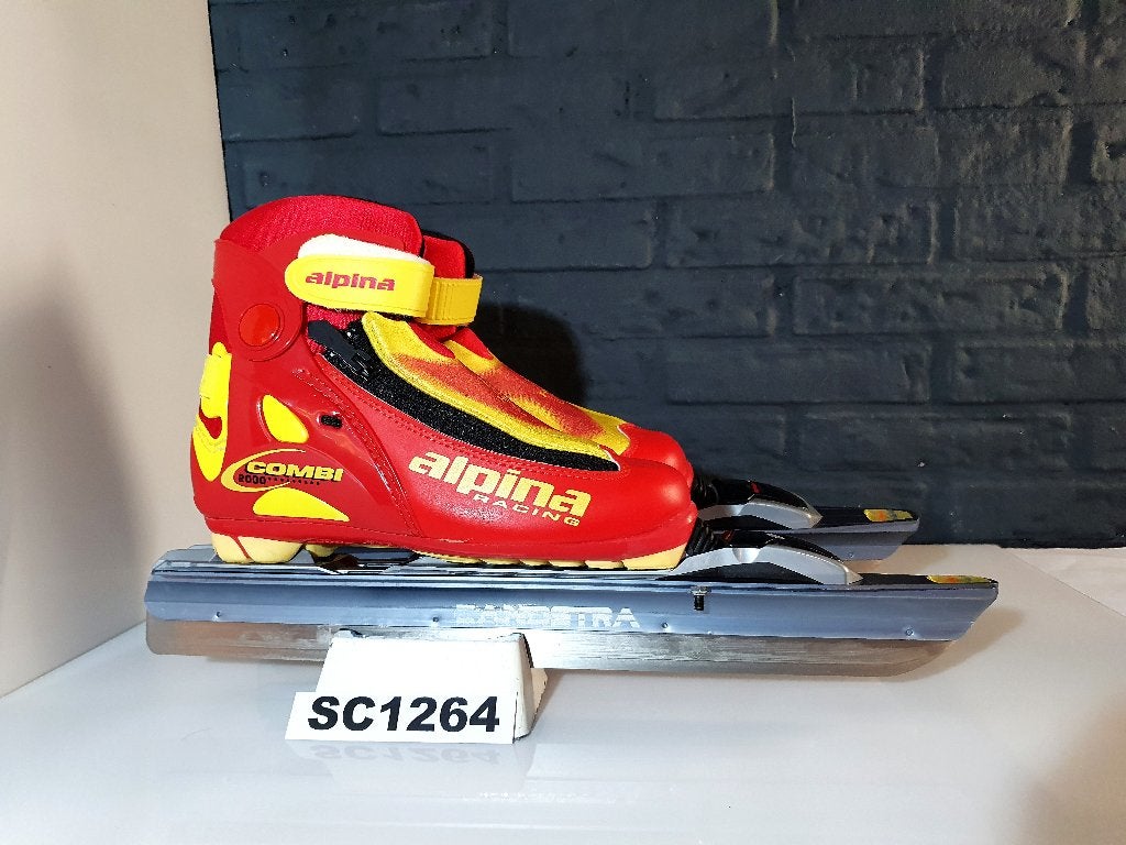 Zandstra Alpina Combi 2000 Clicknoren Kluunschaatsen Maat 36, Sport en Fitness, Schaatsen, Zandstra, Combinoren, Verzenden, Nieuw