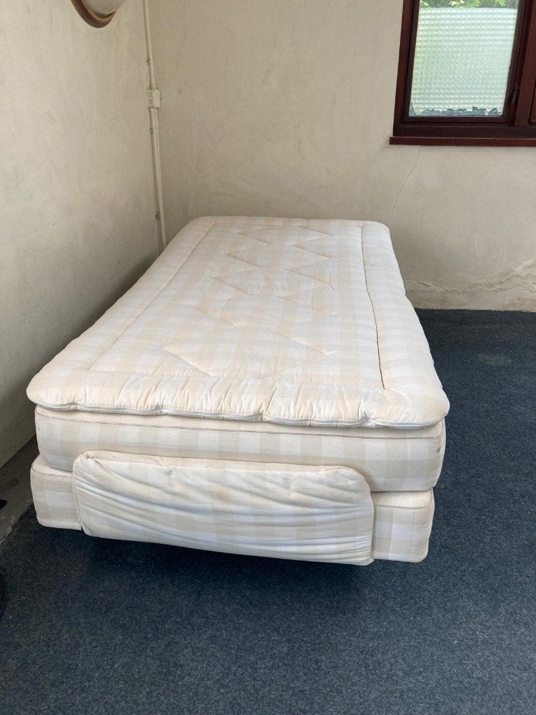 Hastens boxspring ideaal voor een senior, Ophalen, 100 cm, Eenpersoons, 210 cm