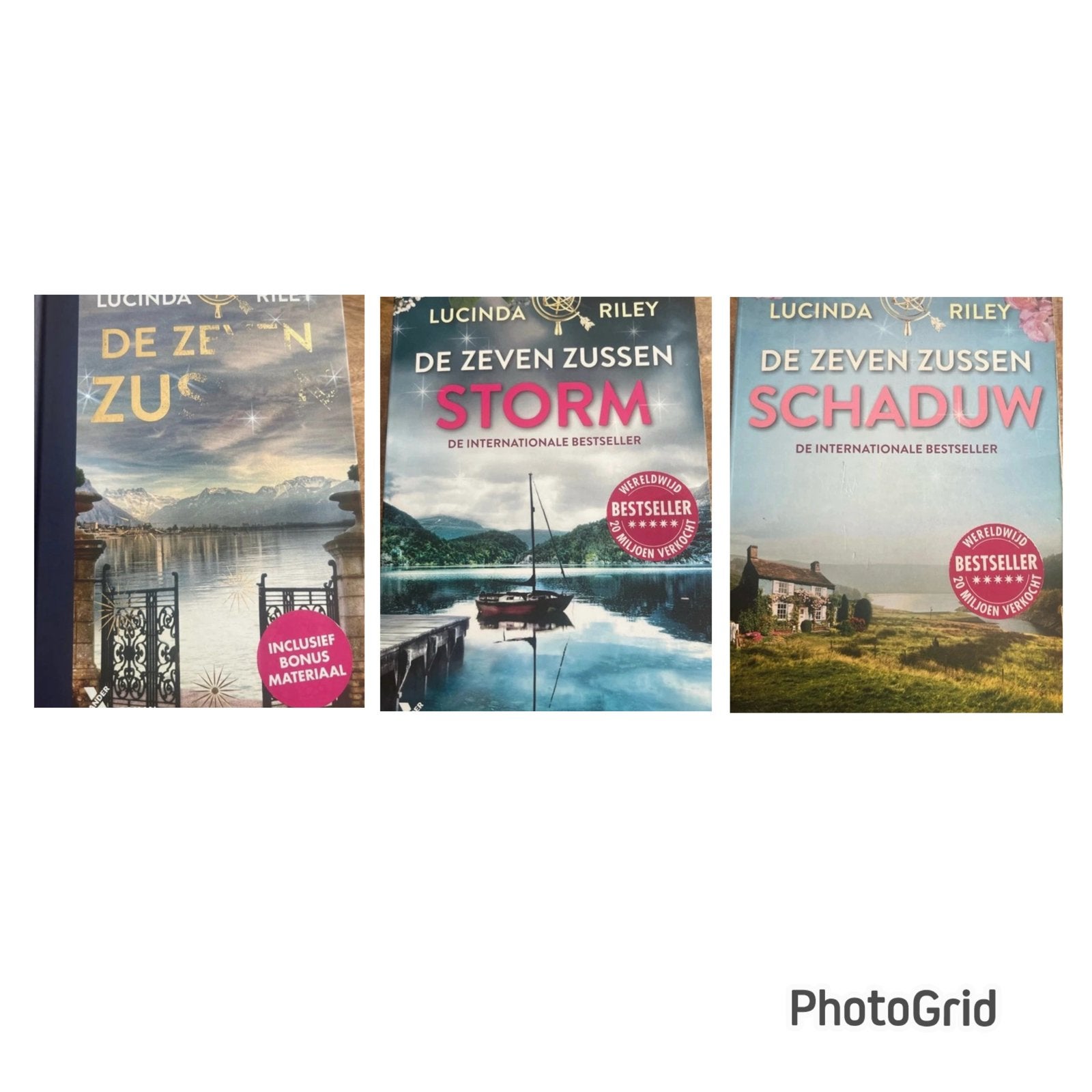 De Zeven Zussen serie - Lucinda Riley (3 boeken), Boeken, Ophalen of Verzenden, Gelezen, Nederland