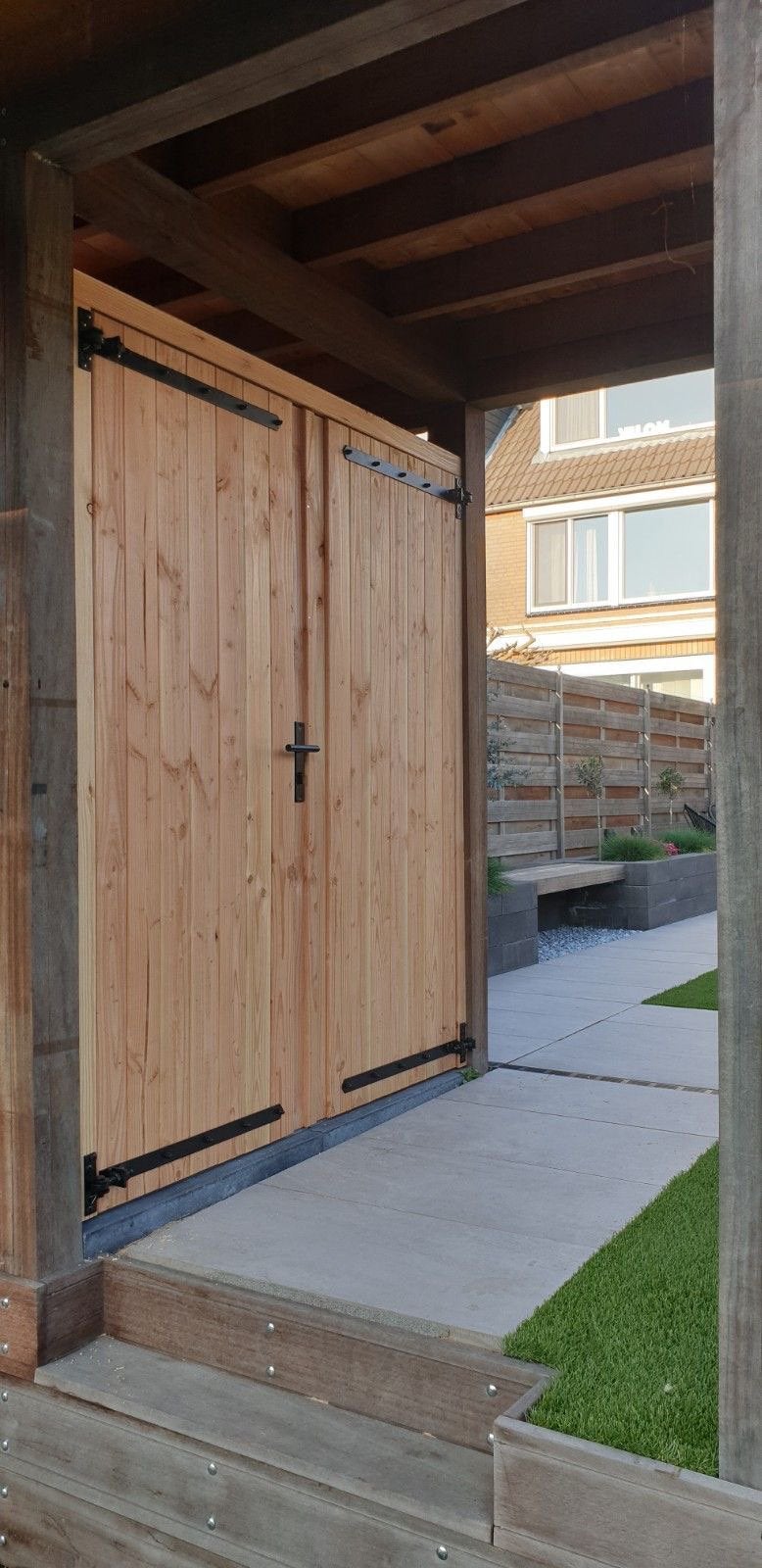 buitendeur/poortdeur/douglas/kozijn OP MAAT/BESTE KWALITEIT, Tuin en Terras, Tuinpoorten, Ophalen of Verzenden, Nieuw