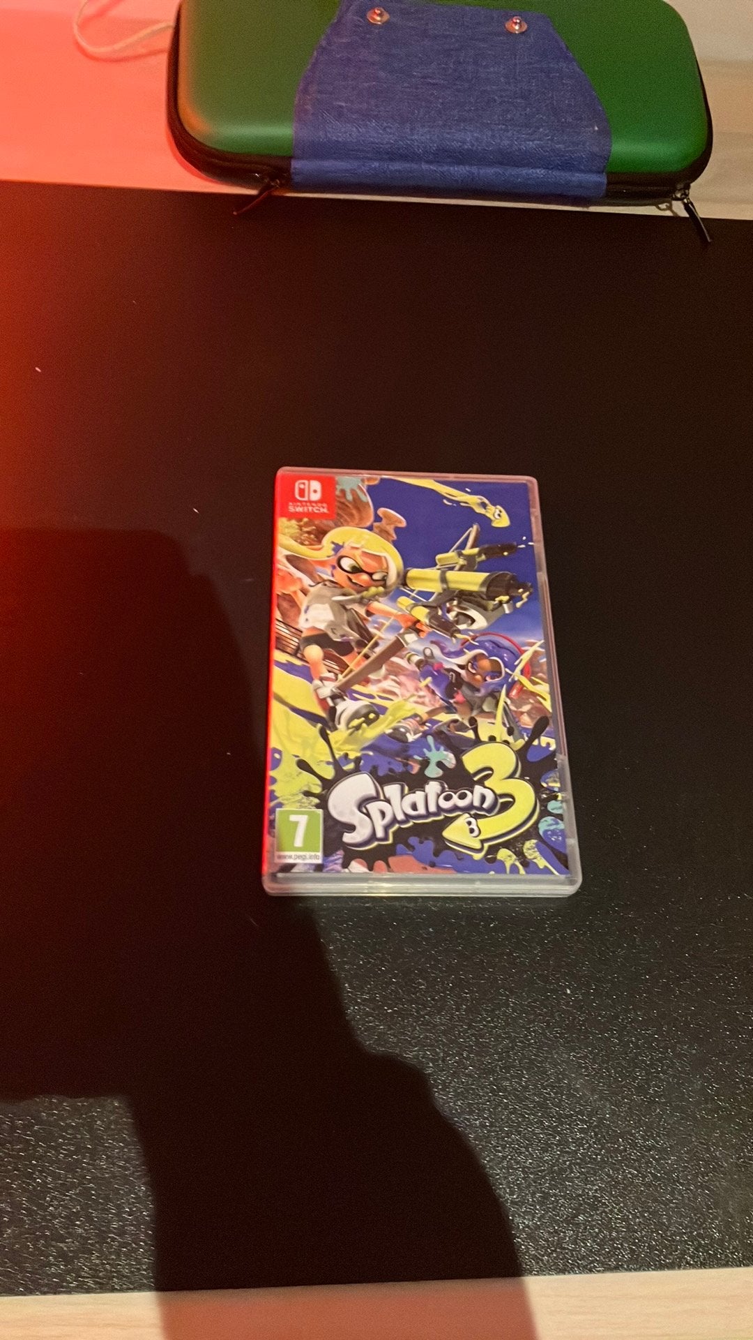 Splatoon 3, Spelcomputers en Games, Ophalen of Verzenden, Gebruikt, Switch Lite, Hoesje, Tasje of Behuizing
