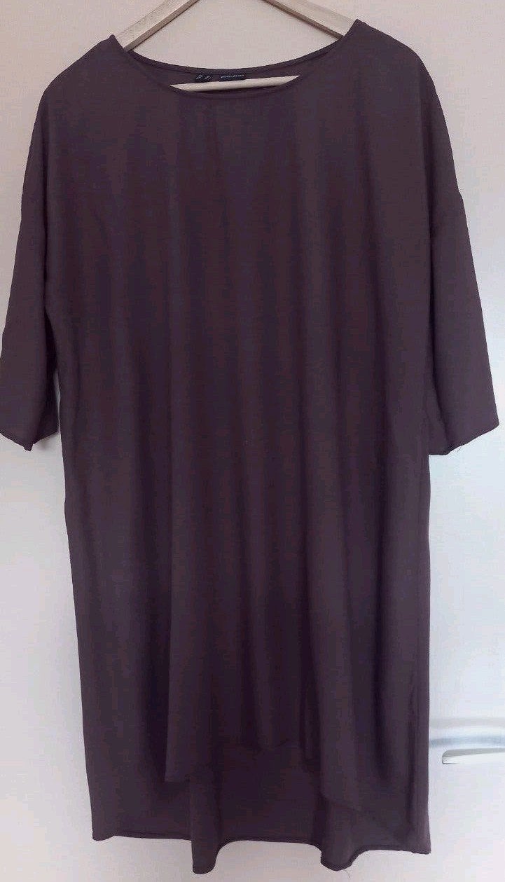 Casual kaftan/Jurk bruin mt 42, Kleding | Dames, Bruin, Maat 42/44 (L), Ophalen of Verzenden, Zo goed als nieuw