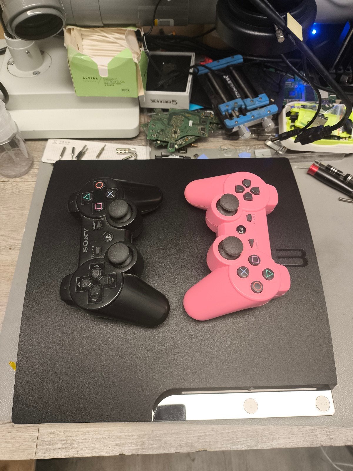 Playstation 3 Slim CECH-2004A - Gereinigd & Nieuwe Koelpasta, Spelcomputers en Games, Spelcomputers | Sony PlayStation 3, Gebruikt