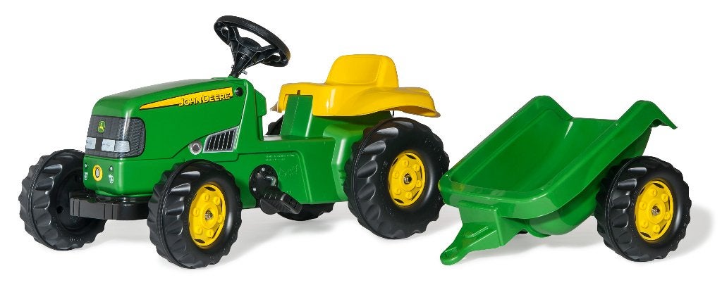 ROLLYKID JOHN DEERE incl. aanhanger 2 tot 4 jaar op vooraad, Ophalen, Nieuw, Trapvoertuig