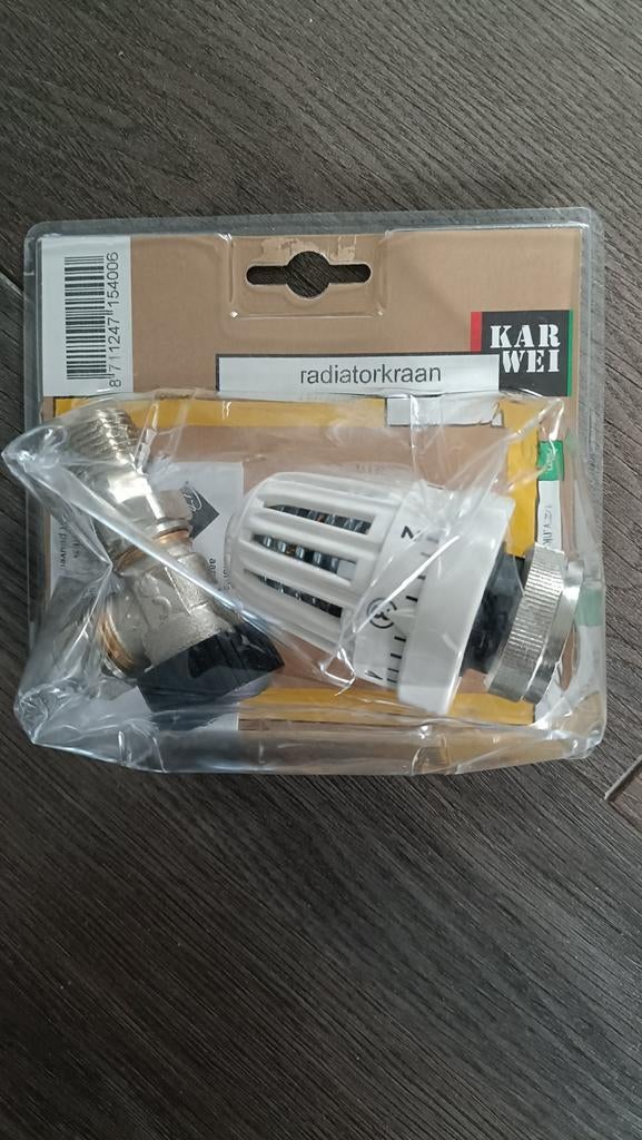 Radiatorkraan/Thermostaat Plieger, Ophalen of Verzenden, Nieuw, Rvs, Slot