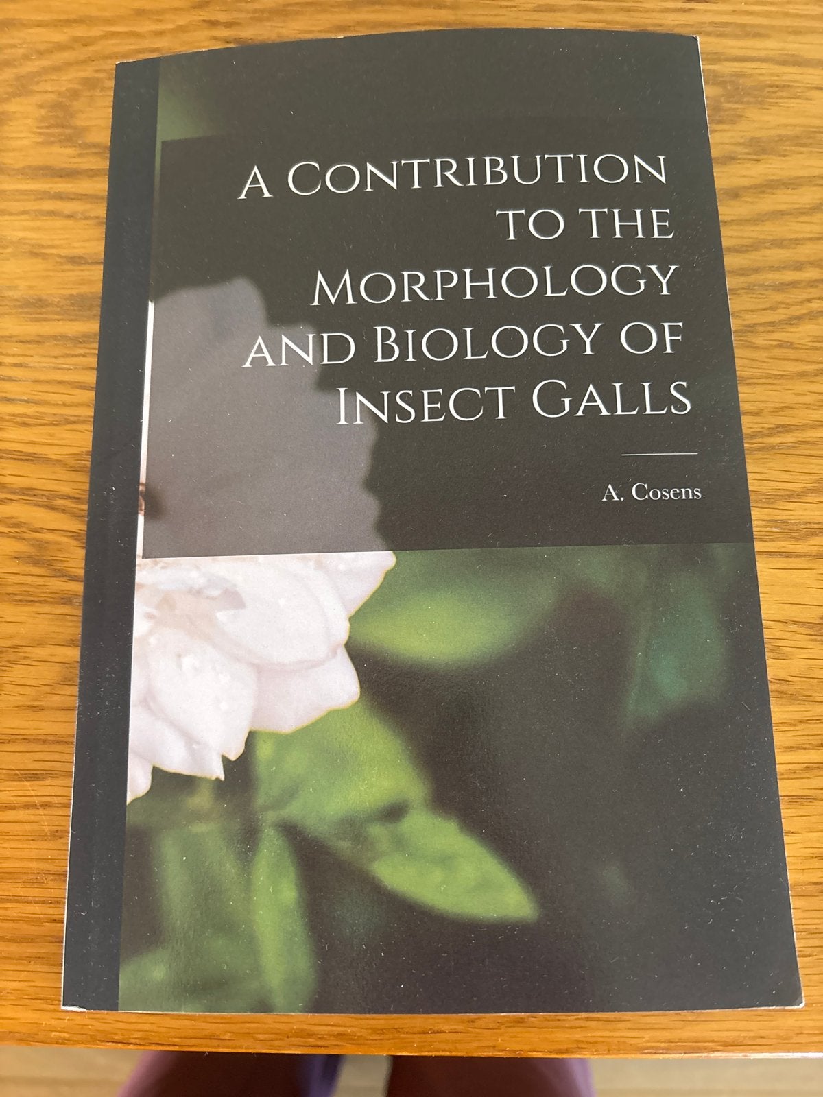 A Contribution to the Morphology and Biology of Insect Galls, Ophalen of Verzenden, Zo goed als nieuw, Natuurwetenschap