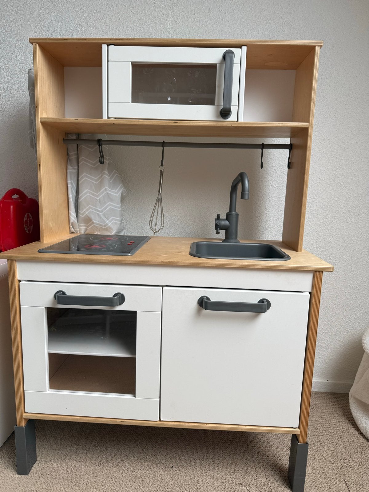 IKEA DUKTIG Speelkeuken met accessoires, Kinderen en Baby's, Speelgoed | Babyspeelgoed, Ophalen, Zo goed als nieuw, Overige typen