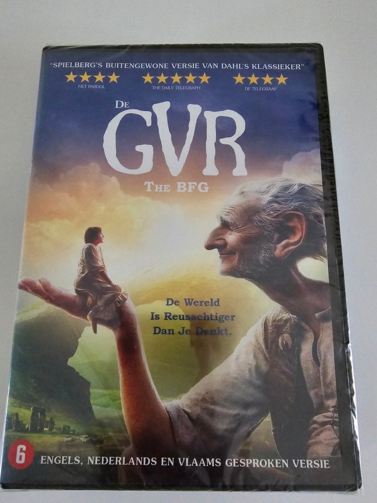 Nieuw! Dvd de GVR de grote vriendelijke reus Roald Dahl, Alle leeftijden, Ophalen of Verzenden, Nieuw in verpakking, Amerikaans