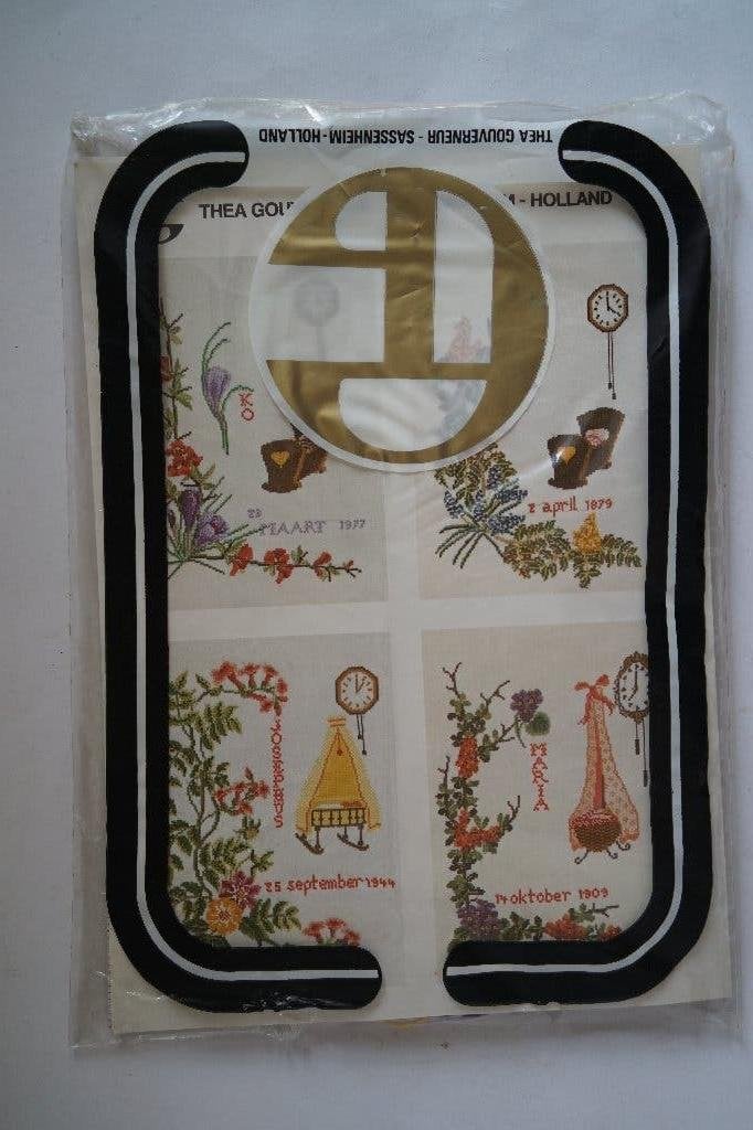 Thea Gouverneur juni Budlea - vlinder linnen borduurpakket, Ophalen of Verzenden, Zo goed als nieuw, Handborduren, Borduurpakket