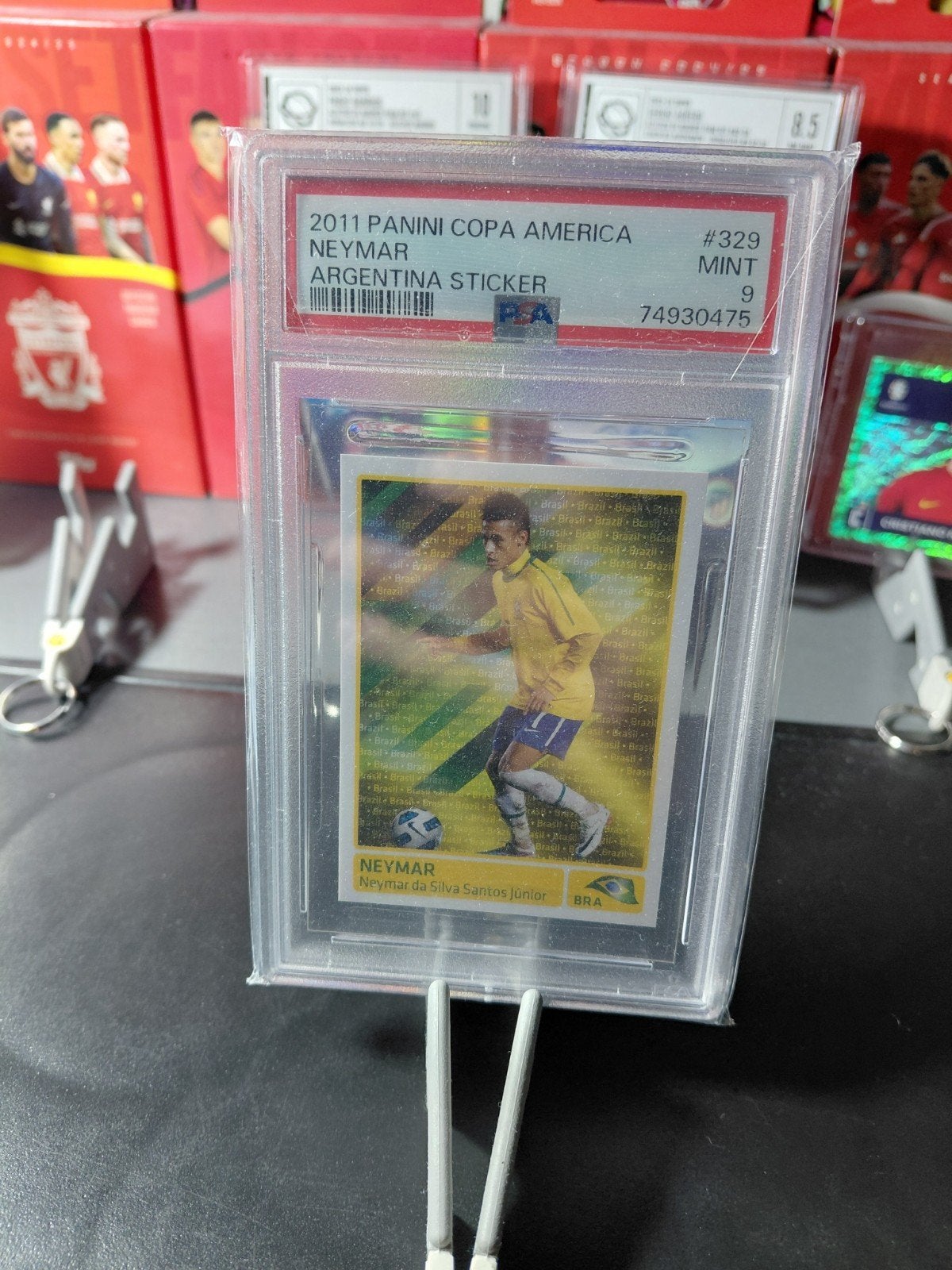 Neymar jr. ROOKIE (copa america 2011) psa 9 brazilie, Verzamelen, Sportartikelen en Voetbal, Ophalen of Verzenden, Nieuw, Buitenlandse clubs