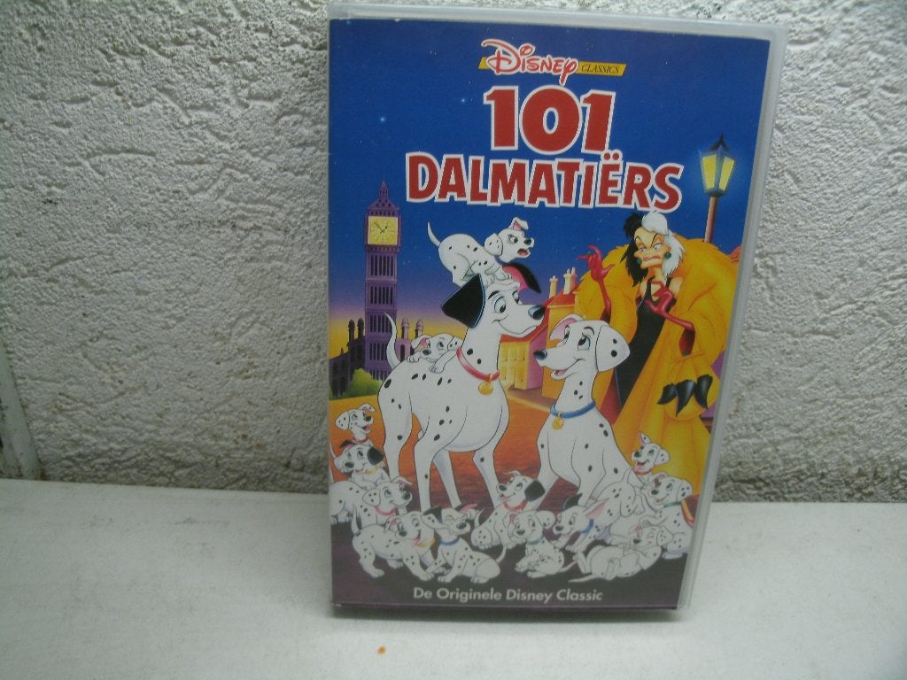vhs 200a 101 dalmatiers ned gespr, Alle leeftijden, Ophalen of Verzenden, Gebruikt