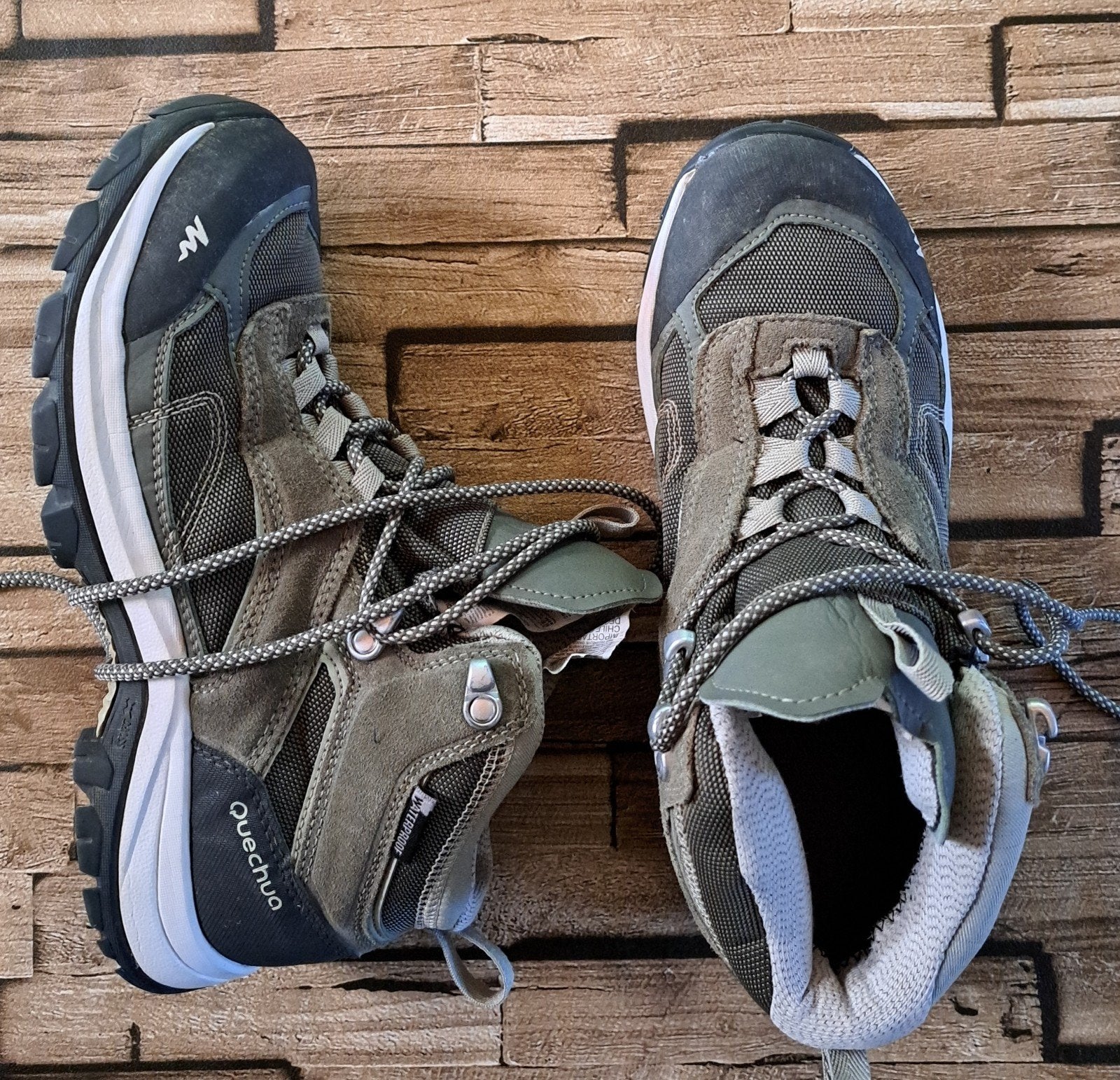 Quechua - outdoor wandelschoenen, mt 39, kaki-grijs, Verzenden, Schoenen, Nieuw, X