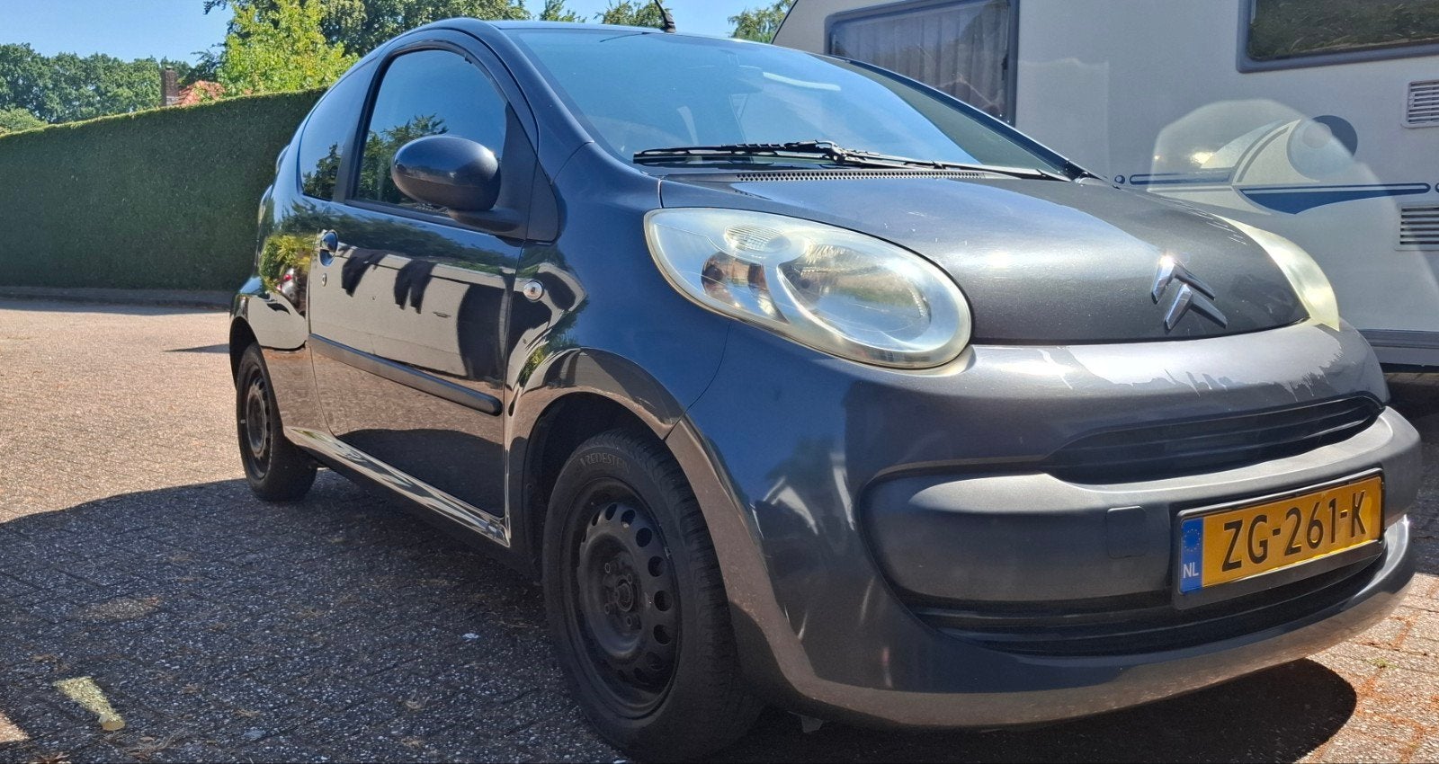 Citroën C1 1.0 3-DRS 2006 Grijs, Voorwielaandrijving, Stof, 765 kg, 4 stoelen