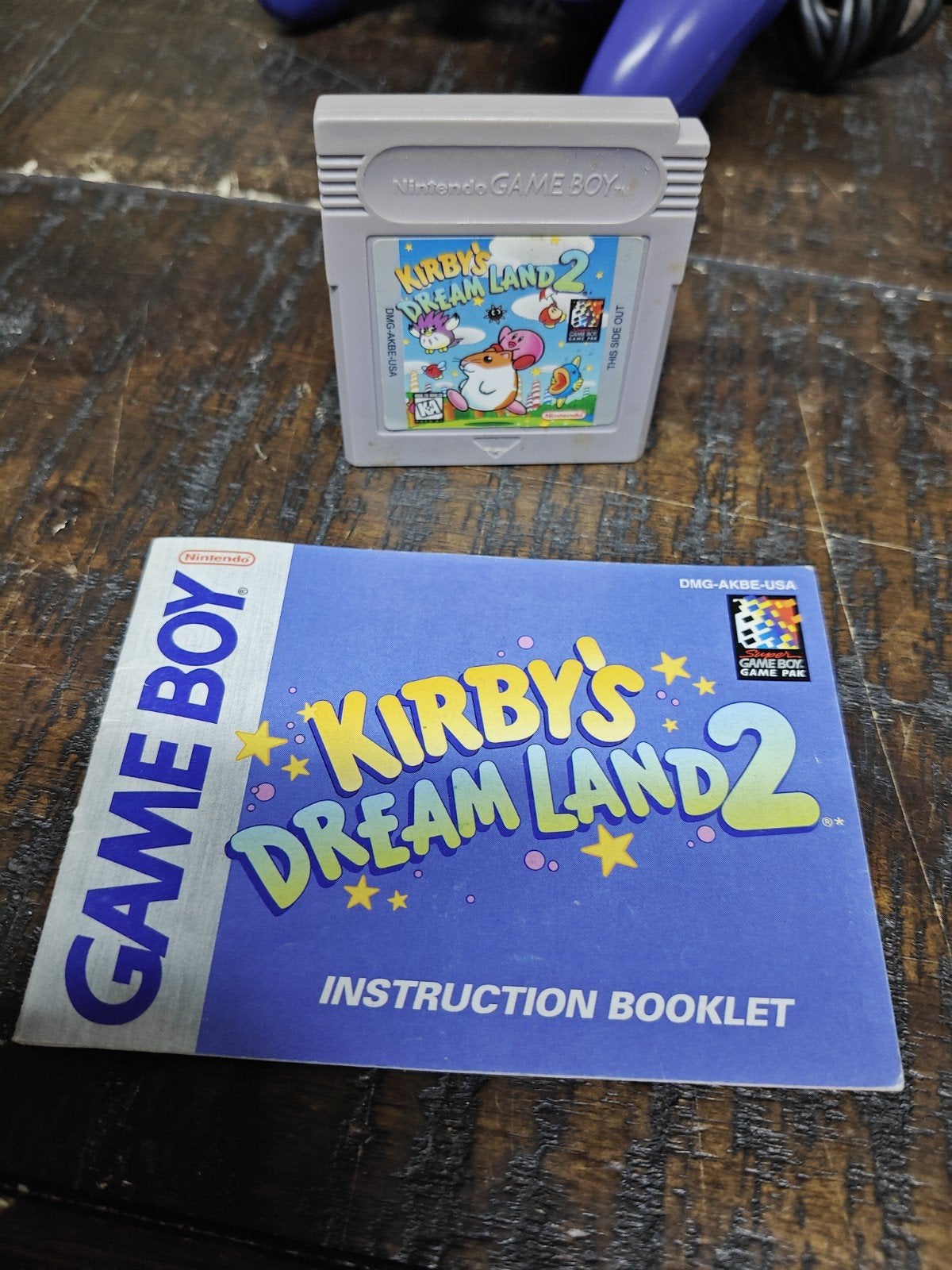 Kirby's Dream Land 2 Gameboy Classic met handleiding, Nintendo, Gebruikt, 1 speler, Vanaf 3 jaar