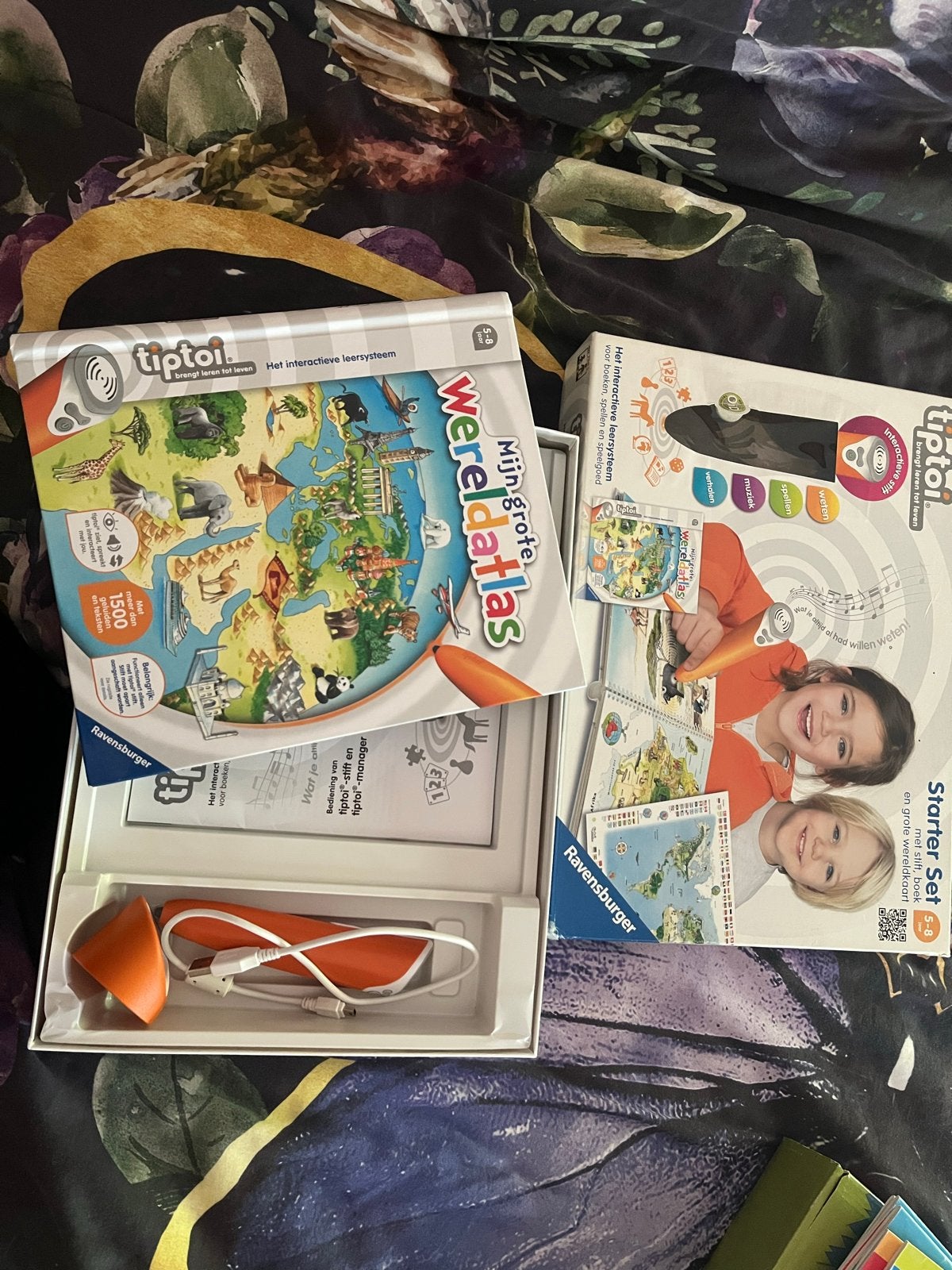 Tiptoi Starter Set met Wereldatlas - Interactief Leersysteem, Kinderen en Baby's, Ophalen of Verzenden, Zo goed als nieuw, Ontdekken