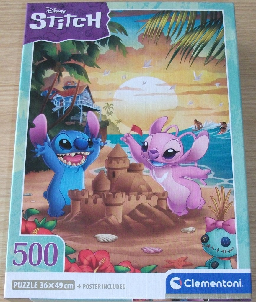 Puzzel *** STITCH *** 500 stukjes Walt Disney, Hobby en Vrije tijd, Denksport en Puzzels, Ophalen of Verzenden, 500 t/m 1500 stukjes