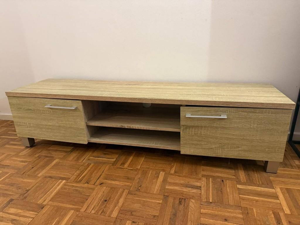 TV-meubel/TV-kast (150 cm), Huis en Inrichting, Kasten | Televisiemeubels, Ophalen, Overige materialen, Gebruikt, 100 tot 150 cm