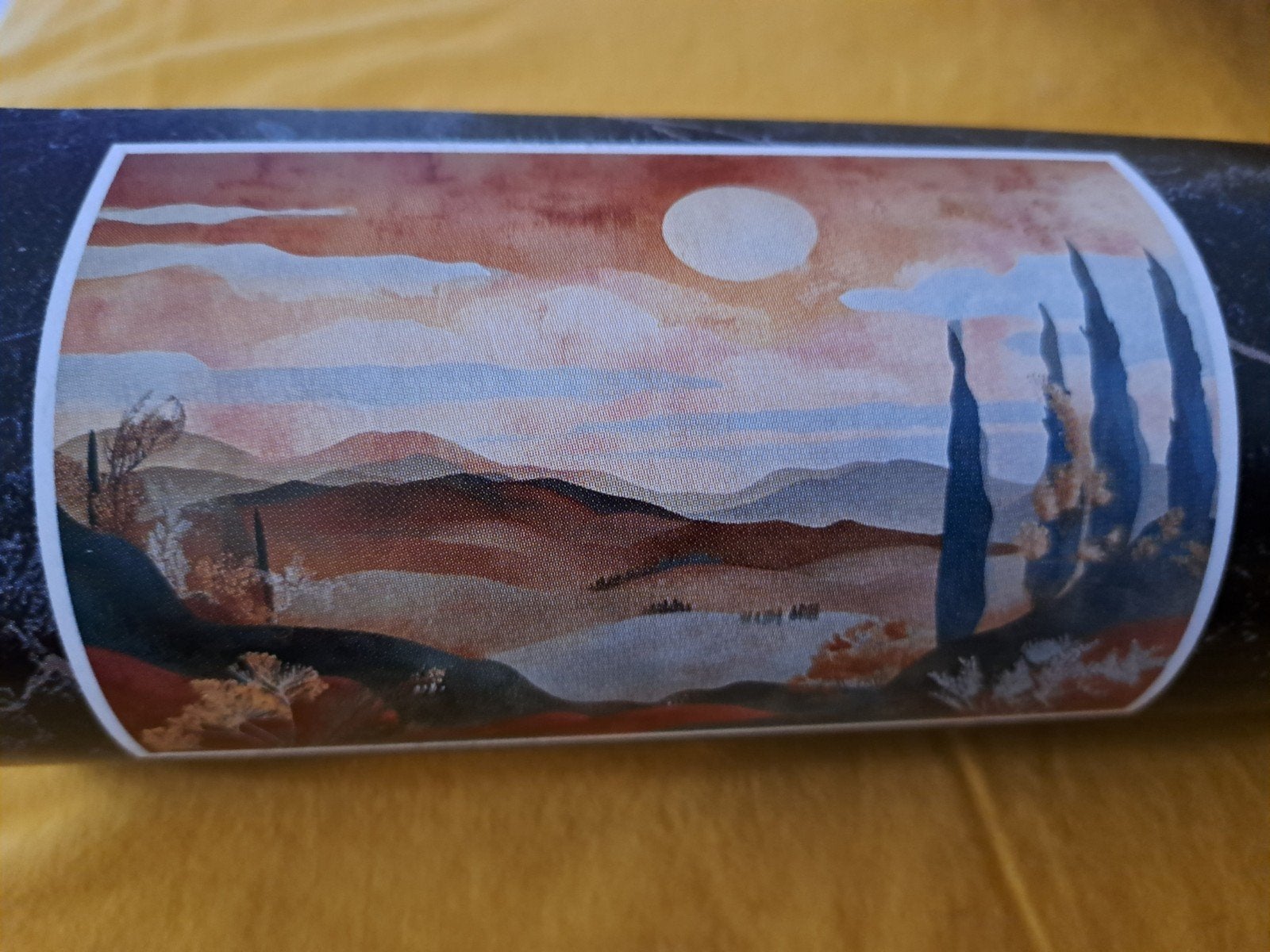 Fotobehang Toscane Heuvels 400x280 cm - Nieuw in doos, Huis en Inrichting, Stoffering | Behang, Natuurlijk, Overige merken, Groen