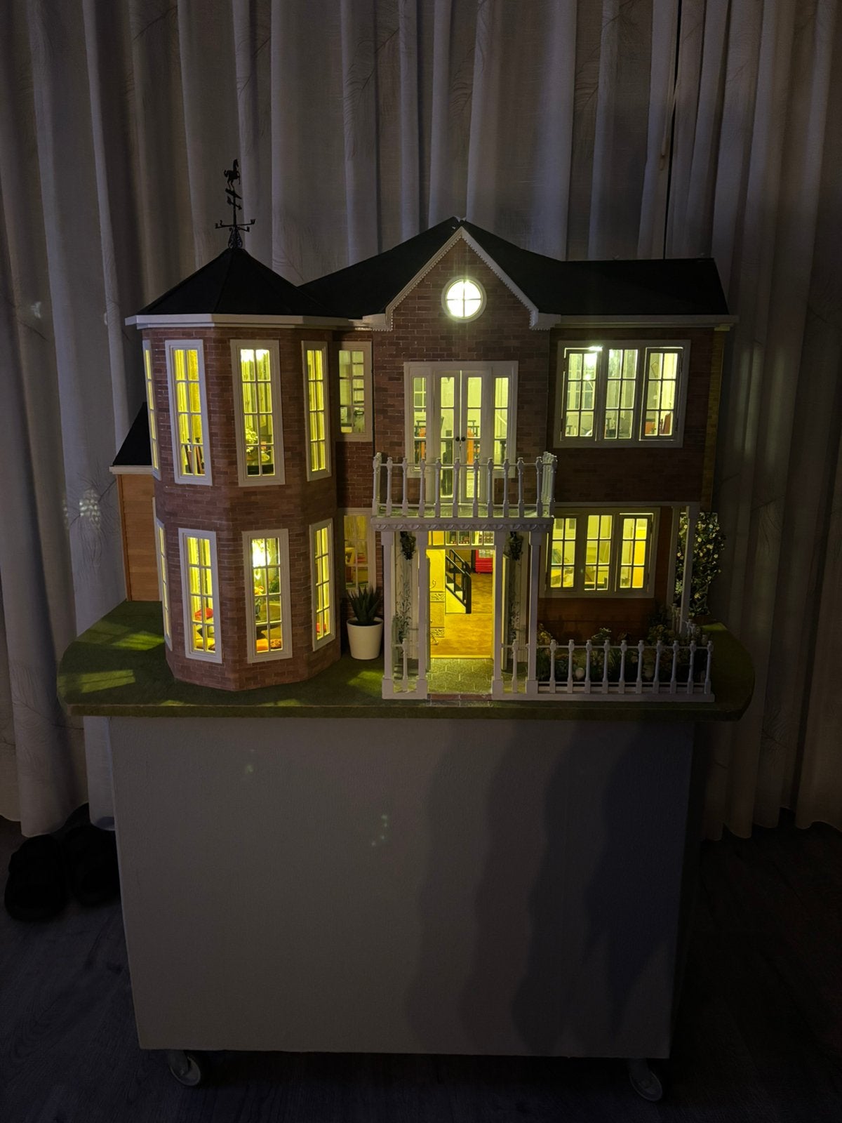 Geweldig poppenhuis, Ophalen of Verzenden, Gebruikt, Poppenhuis