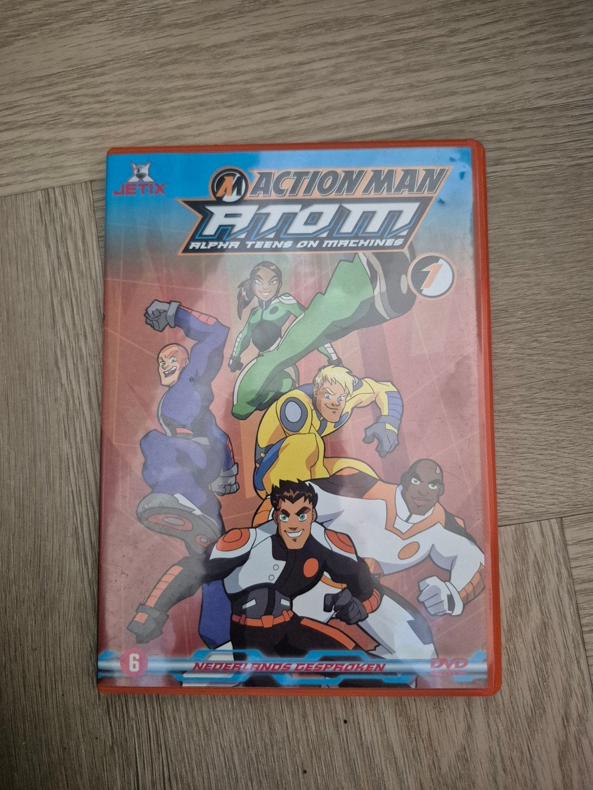 Action Man A.T.O.M. - Alpha Teens On Machines - Deel 1 DVD, Avontuur, Gebruikt, Ophalen of Verzenden, Vanaf 6 jaar