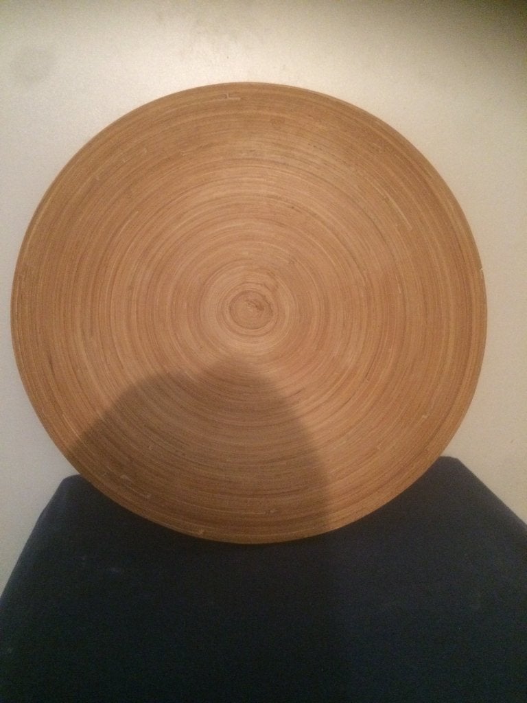 nieuwe houten schaal, Ophalen, Schaal, Rond, Nieuw
