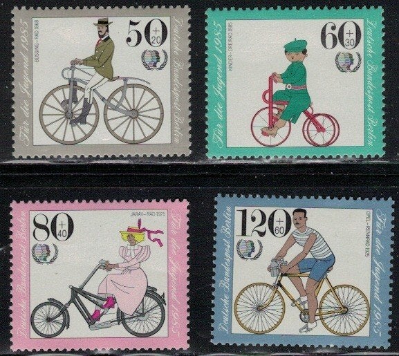 C263 Berlijn 735/38 postfris Fietsen, Verzenden, BRD, Postfris