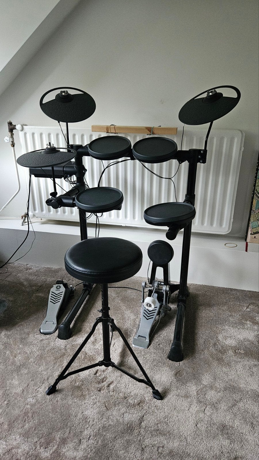 Yamaha DTX430K Elektronisch Drumstel met Versterker, Ophalen, Zo goed als nieuw, Yamaha, Elektronisch