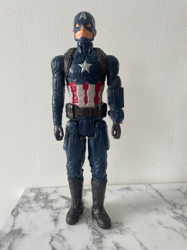 Captain America actiefiguur - 30 cm met beweegbare ledematen, Kinderen en Baby's, Speelgoed | Actiefiguren, Ophalen of Verzenden