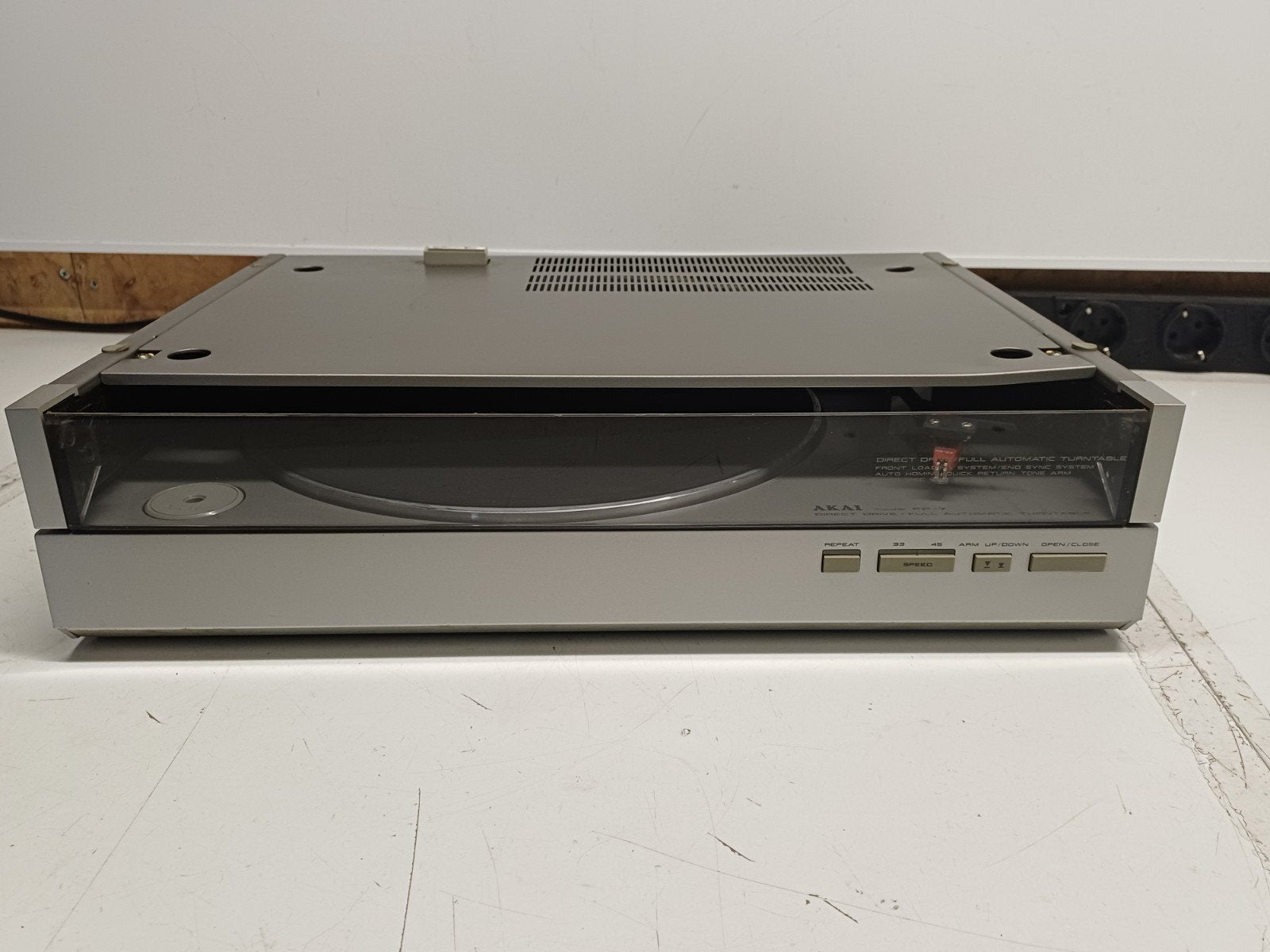 Zeldzame Akai FP-7 Direct Drive Platenspeler met RS-84 naald, Gebruikt, Automatisch, Ophalen of Verzenden, Platenspeler
