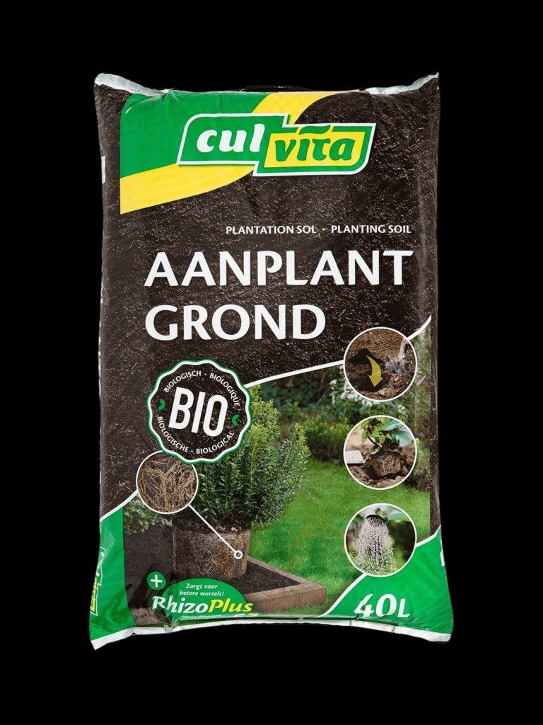Culvita Aanplantgrond BIO 40L - Voor betere wortels!, Ophalen, Tuinaarde