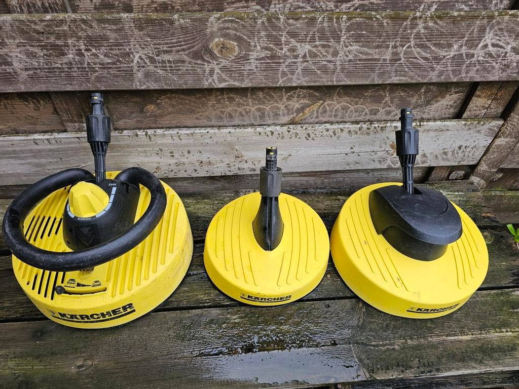 % 3 Karcher terrasreiniger borstels - zeer ver versleten, Ophalen, Gebruikt, Elektrisch