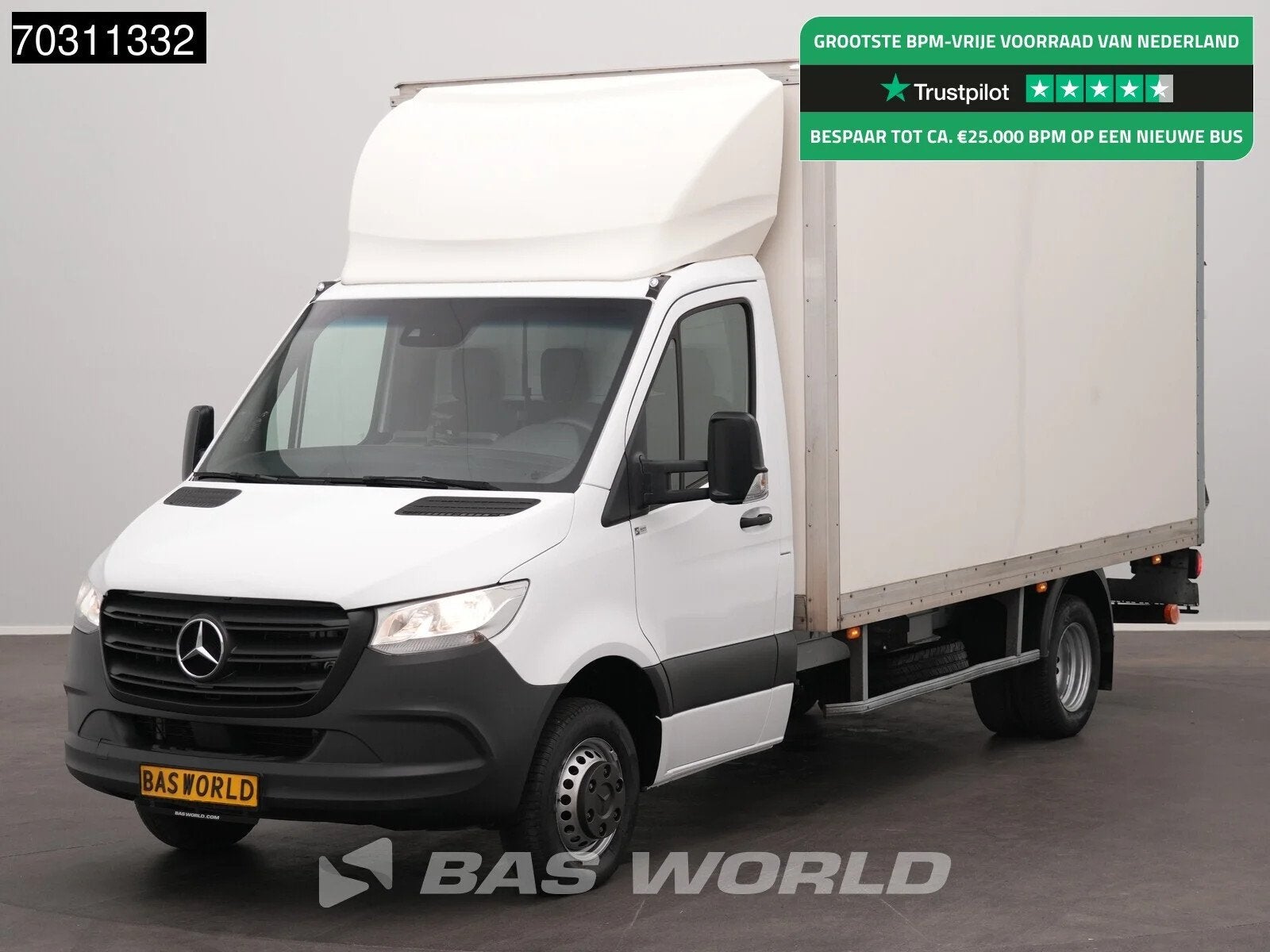 Mercedes Sprinter 515 CDI Automaat Laadklep Dubbellucht Bakw, Auto's, Automaat, Stof, Gebruikt, Euro 6