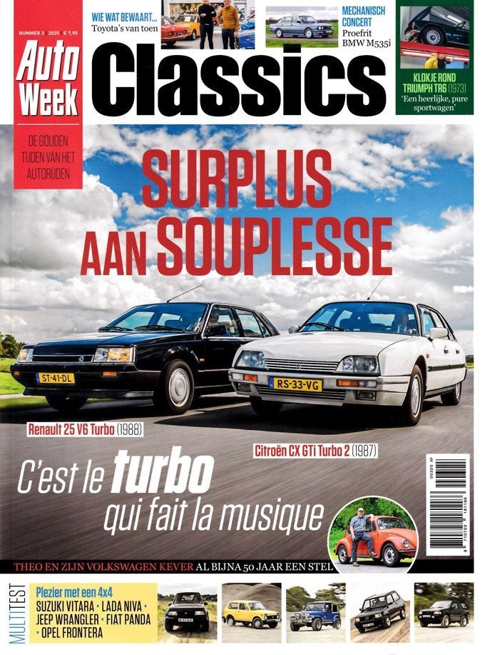 Autoweek Cl 3 2025 : Citroen CX GTI Turbo 2 - Renault 25 V6, Ophalen of Verzenden, Gelezen, Algemeen