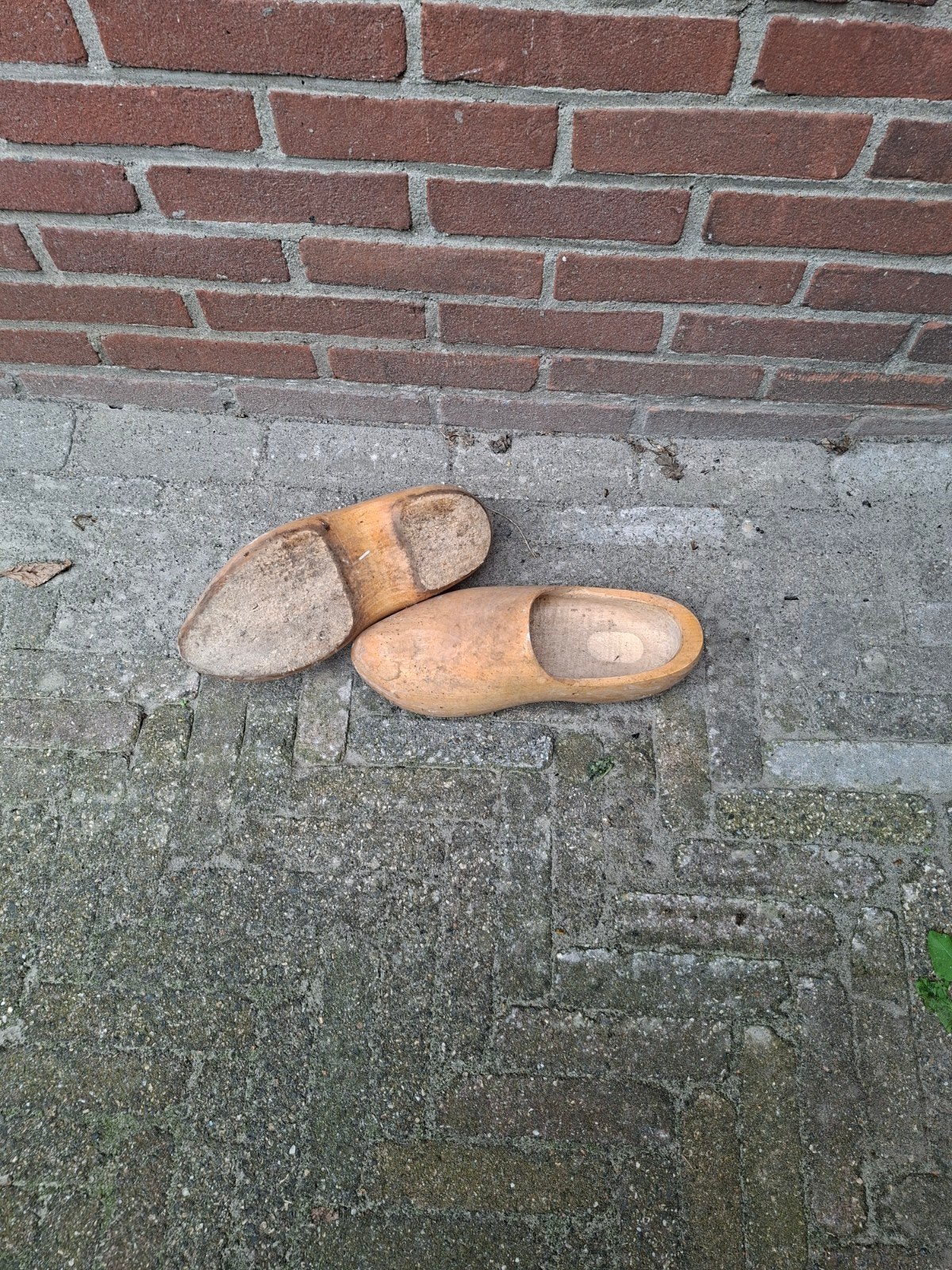 blanke houten klompen maat 43, Tuin en Terras, Ophalen, Zo goed als nieuw