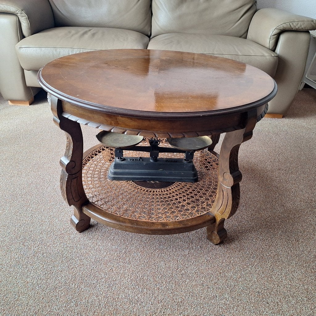 Salon tafel vintage, Huis en Inrichting, Ophalen, 50 – 75, Gebruikt, 50 tot 100 cm