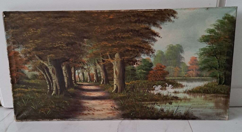Schilderij, Antiek en Kunst, Kunst | Schilderijen | Klassiek, Ophalen, Olieverf, Klassiek, Origineel werk
